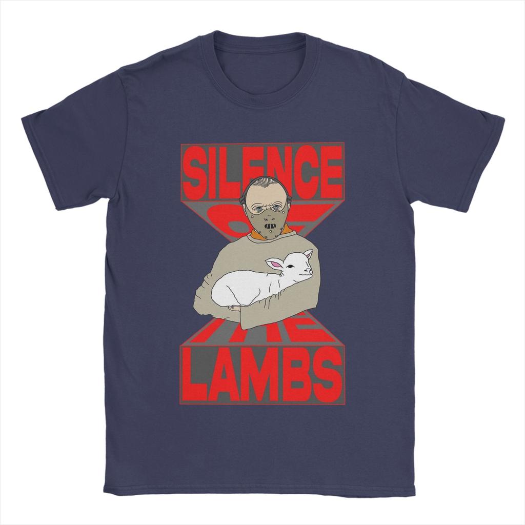 Dr Lecter The Silence of the Lambs T Shirts for Men 100 Cotton TShirts Round Neck Tees Short Sleeve Clothes Graphic Printed