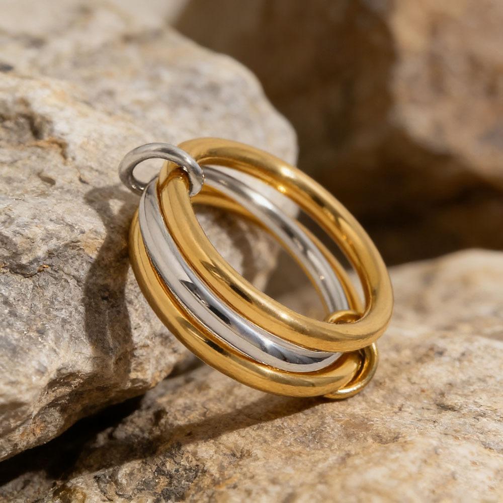 

Elegant Minimalist Stainless Steel Stackable Rings for Women Perfect for Daily Commute Everyday Rings 8