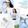 2026 Car Clip on Air Conditioner Fan with LED Display, Portable Personal Fan Rechargeable, 360° Rotation, 199 Speeds Adjustable