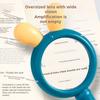 High Magnifying Glass Handheld Hd Children Elementary School Reading Optical Toys Kindergarten Small Gifts Color Random