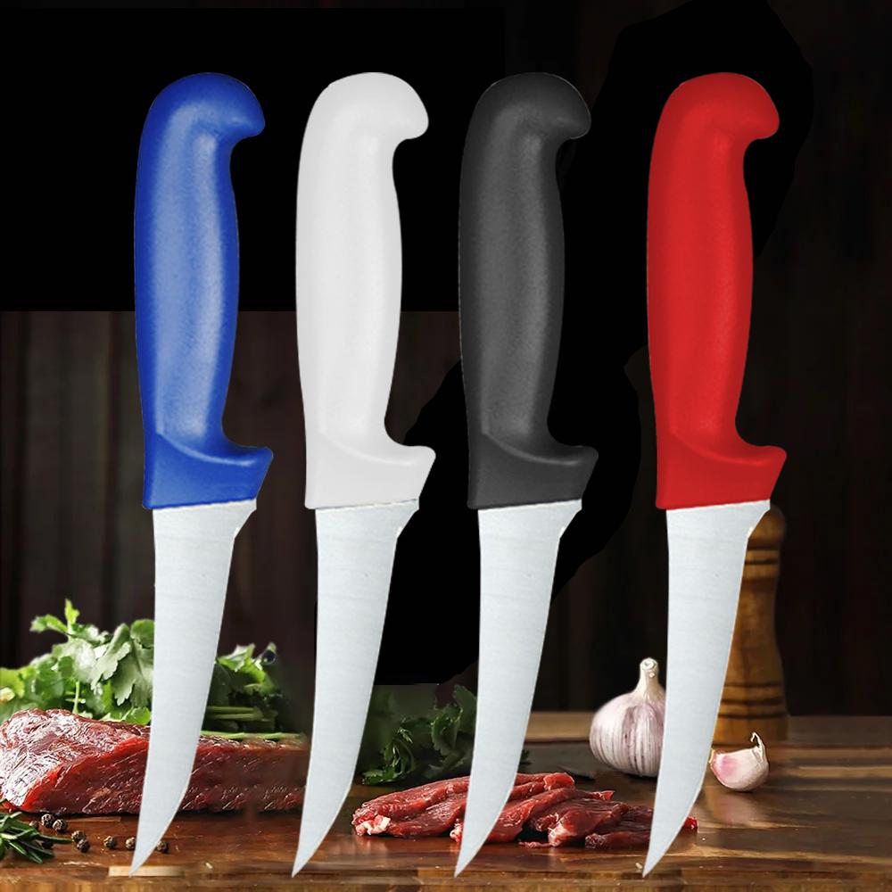 1/4 professional boning knife, sharp kitchen peeling and cutting knife butcher's knife for slaughtering pig bones, meat and fish