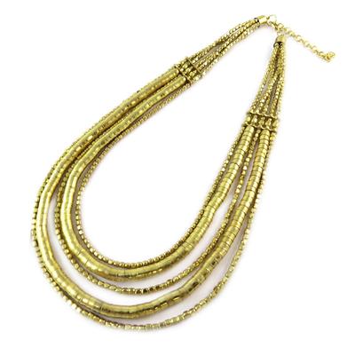 [N7283] - Golden 'Cléopatra' Designer Necklace