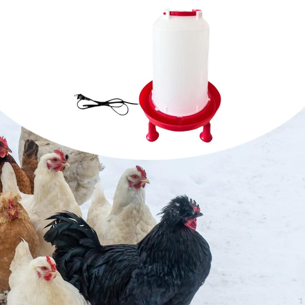 Chicken Water D Base Large Capacity Waterer for Chickens