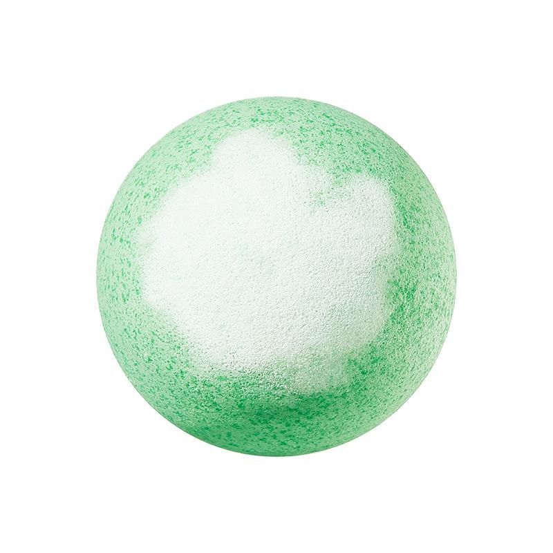 Blueberry Fragrance Bath Salt Ball - Blue and White (Sunken Ball) Naked, Clean Bath Salt Ball