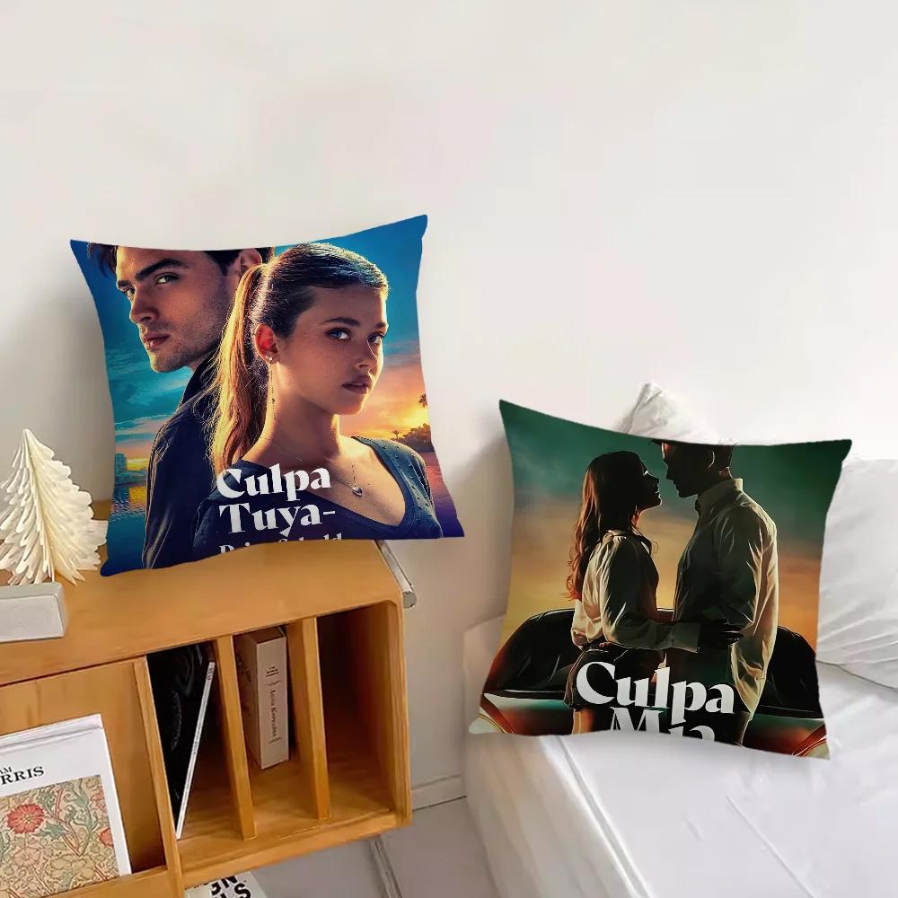 Film Culpa Tuya Decoration Room Home Sofa living Office Car Nordic Simplicity Pillow Cover
