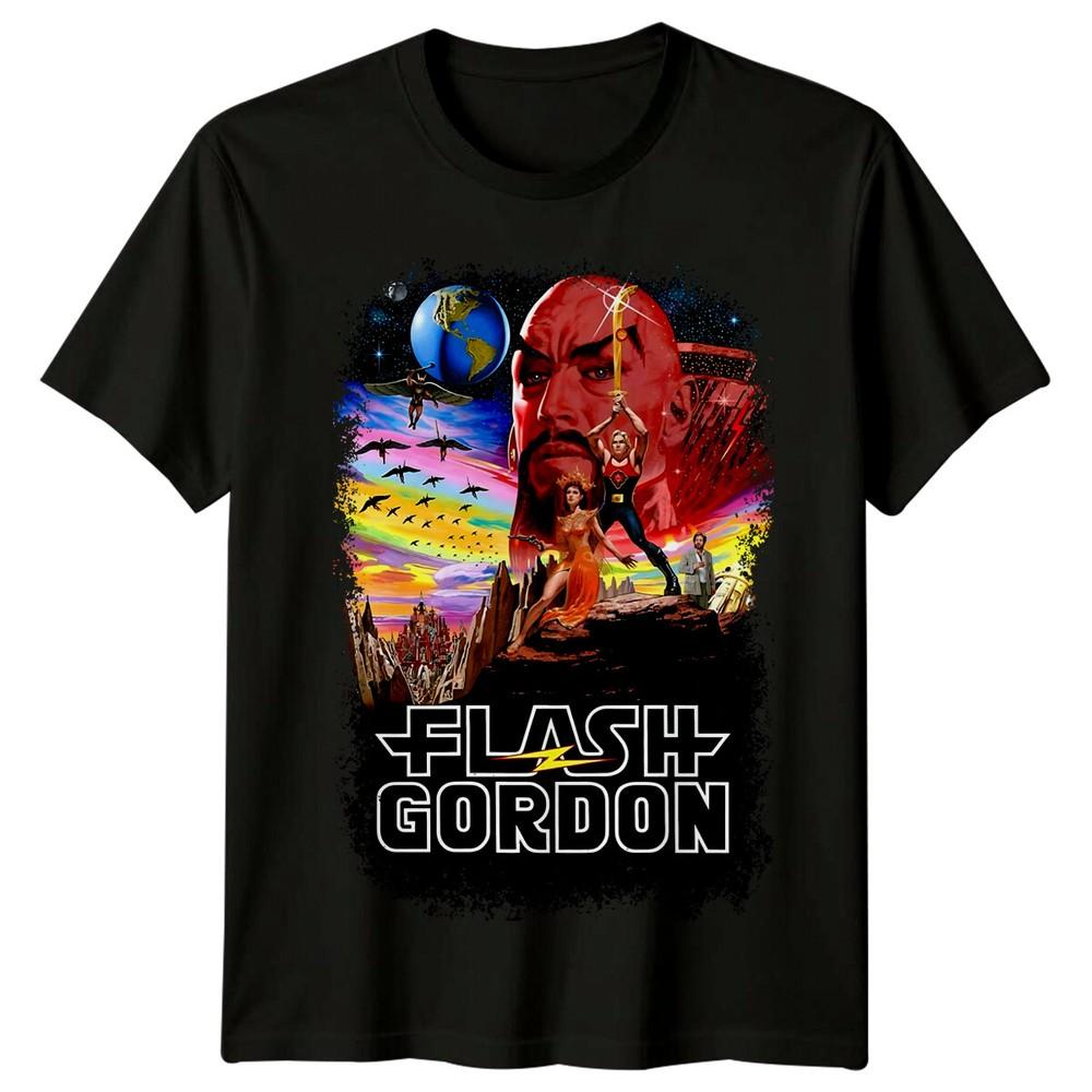 

Флэш Гордон (1980) Футболка с постером фильма в стиле ретро 80-х L