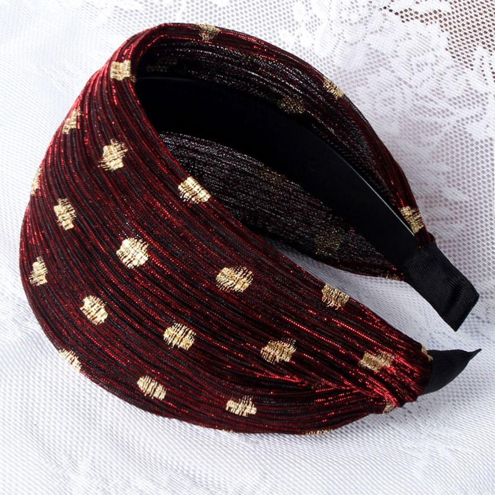 Mesh For Girls Makeup Korean Style Headband Women Hairband Hair Accessories Wave Point Hair Hoop