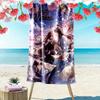 Name Custom WangXian Print Beach Towel, Large Soft Quick Dry Towel for Beach Camping Swimming