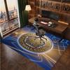 Tappeto in Velluto di Cristallo con Stampa del Leicester City Football, Comodo Assorbente d'Acqua Antiscivolo Tappeto per Pavimenti Interni