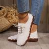 New Casual Women's Shoes Fashionable Wear Resistant Anti Slip Flat Bottom Sports Shoes Comfortable and Versatile Women's Shoes