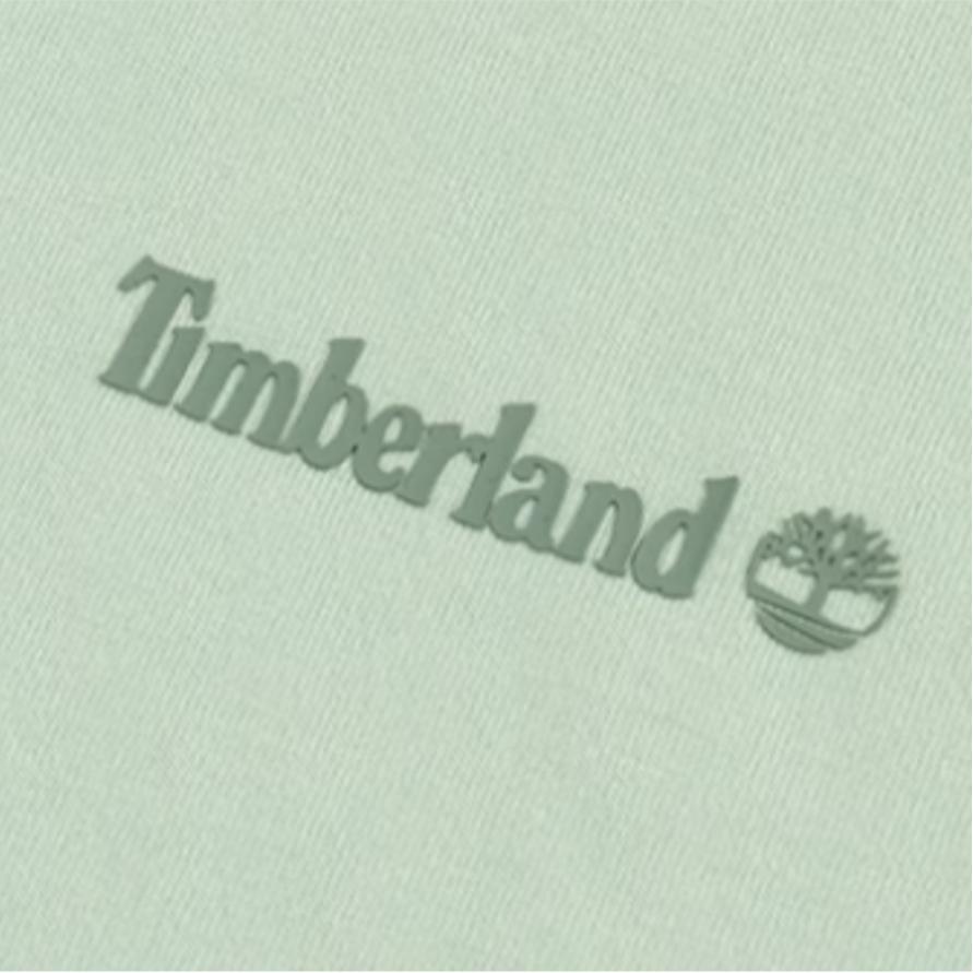 Timberland SS25 Casual Quick-Dry Breathable Short Sleeve T-Shirt Men tops Embossed-Green A6ASV-ENE