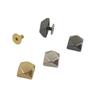 10MM Octagonal Football Studs: Polygonal Decorative Rivets & Bottom Protective Feet for Bags