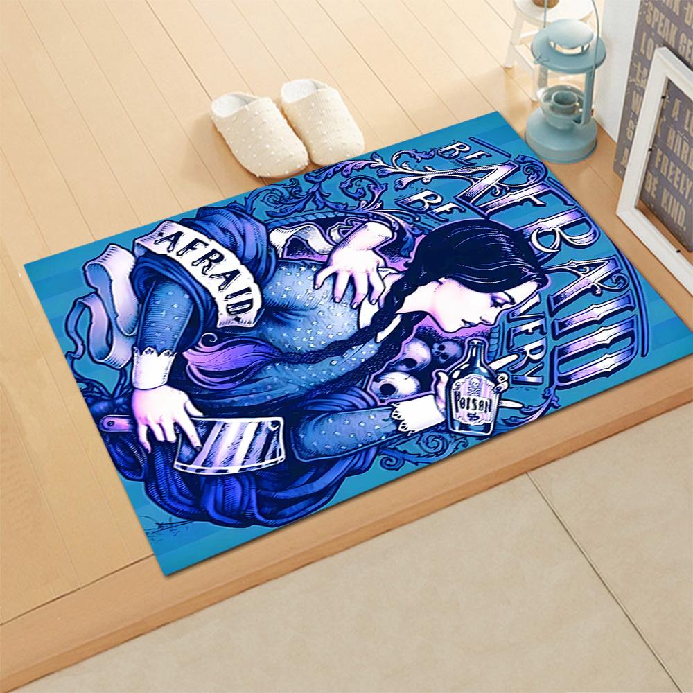 Dark Gothic Portrait rug for living rooms, bedrooms, home décor, and as gifts.