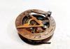 Solid Brass Sundial Compass 2.5" with Leather Case