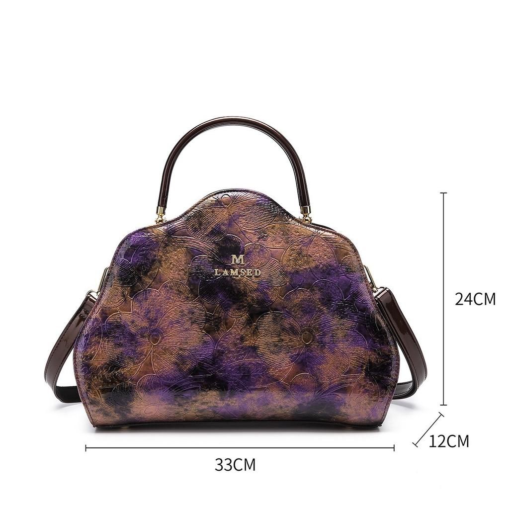National Style Niche Design Cloud Bag for Middle-aged Women, Crossbody Bag for Moms, Commuting Handbag, Trendy Foreign Trade Cross-border