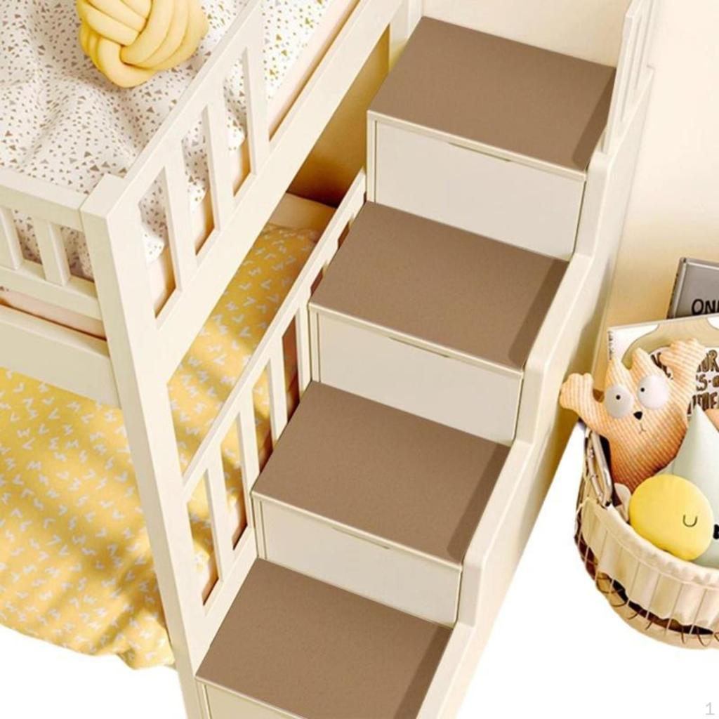 NonSlip Stair Step Mat, Diatomaceous Earth Mud, Kids Bunk Bed Step, Soft and Absorbent Haze Blue