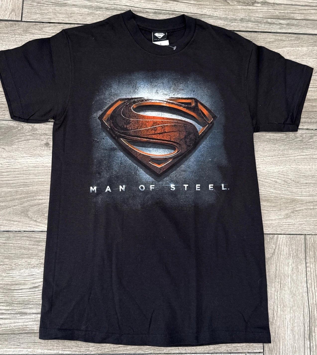 Superman Logo Style Man of Steel Shield T-Shirt Size Small Licensed DC Comics XL