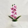 Artificial Orchid Potted Plant Decorative Fake Flower Arrangement for Home Wedding Event Table Centerpiece Indoor Outdoor Display