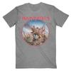 Iron Maiden 'The Trooper Vintage Circle' Γκρι T-shirt - ΝΕΟ ΕΠΙΣΗΜΟ