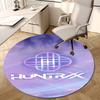 1pc HuntrX Cosmic Emblem Round Carpet, Made of Polyester,Perfect for Decorating Office Chairs, Living Rooms