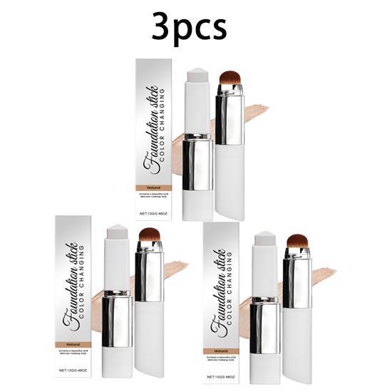 Moisturizing natural color foundation stick is lightweight and obedient to create a clear nude makeup portable daily makeup cream 13g