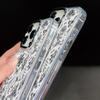 Pastoral Wildflower Case For iPhone 17 18 Pro Max Plating Lens Frame Clear Soft Phone Cover For iPhone 16 15 14 13 Pro Max 17E
