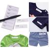 200pcs/pack White Washable Iron On Name Labels Set for Clothes Labels Garment Fabric Tags Marker Sewing Accessories 55*15mm