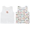 Raby Kids' Pure Cotton Sleeveless Undershirt 2-Pack