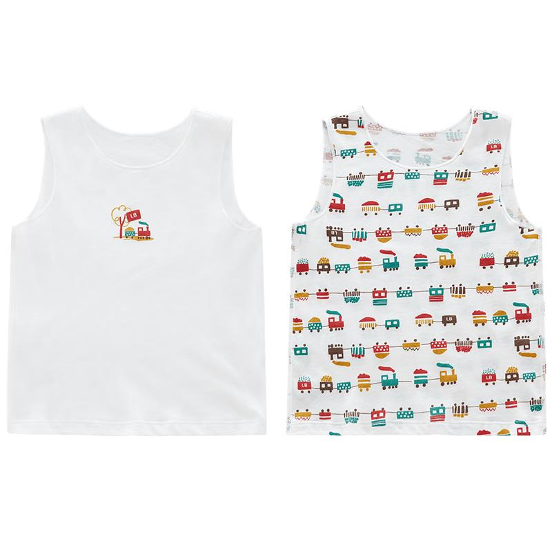 Raby Kids  Pure Cotton Sleeveless Undershirt 2-Pack 110