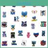 Adesivos de PVC Poppy Playtime Huggy Wuggy 50 unidades À prova d'água Anime Grafite Decalques Para Laptop Skateboard E Mais