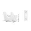 Pot Lid Holder Draining Tray, Kitchen Organizer, NoDrill White 1 Pack