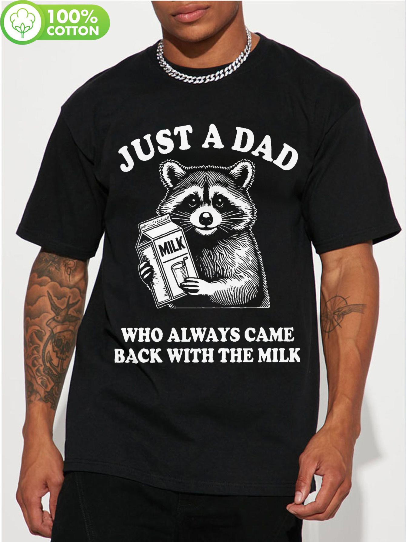 Just a Dad Graphic T-shirt - Cotton M