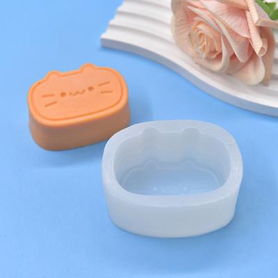 Kočičí sýrový dort Silikonová forma Forma na svíčku Ručně vyráběná vonná pryskyřicová forma Forma na výrobu svíček Mochi Squishy