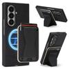 Bracket Magnetic Card Bag Suitable for Samsung Zfold1 Mobile Phone Case with Card Slot galaxyZflod1 Magnetic Zflod1