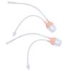 2pcs Infant Nasal Aspirator Soft Silicone Baby Snot Cleaning Nasal Sucker Nose Care ToolsPink