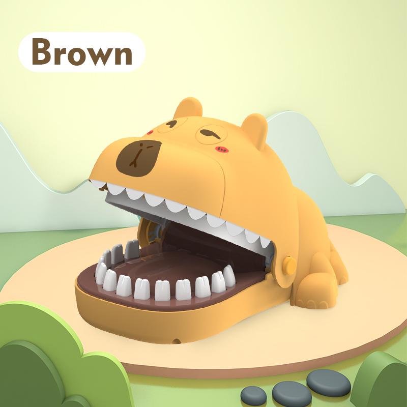 Hippo Bites Fingers Children's Trick Toys Boys and Girls Press Teeth Hippo Bites People Mouth Bites Hands Party Game