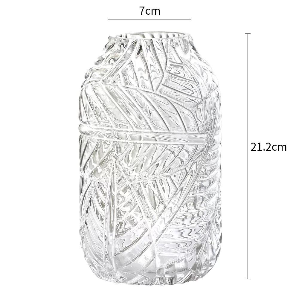 

Ваза Стеклянная ваза Украшение дома Украшения Цветочная композиция Ваза для цветов S