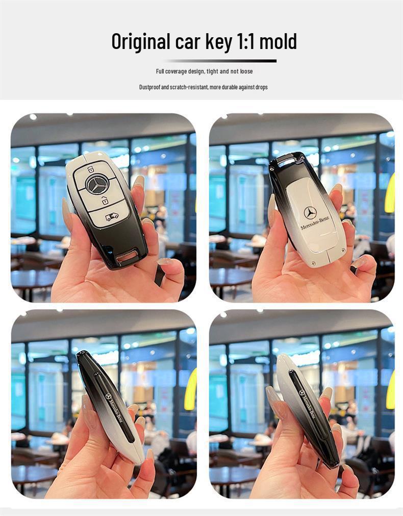 Mercedes-Benz Vito Elite Key Cover: Luxury Metal Shell, Full Coverage