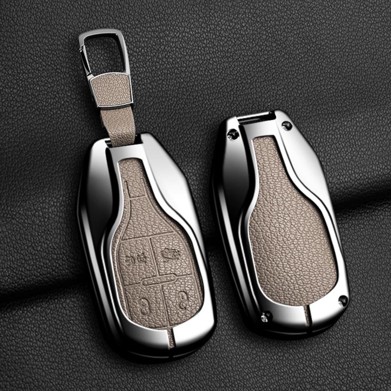 Zinc Alloy Car Key Case for Maserati Ghibli President Grecale Levante GranTurismo Quattroporte GranCabrio MC2  Accessories
