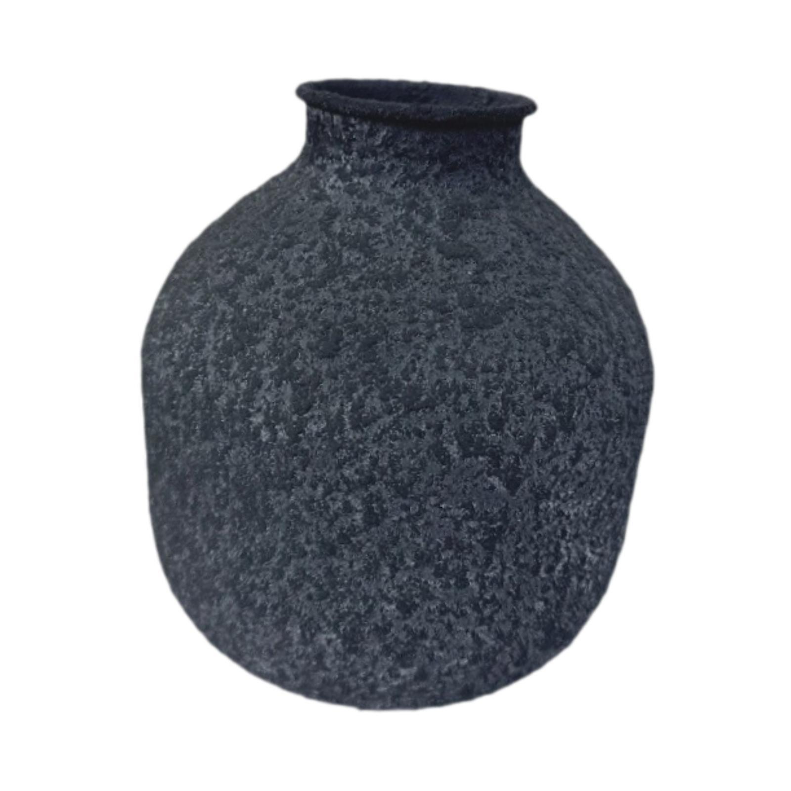 

Metal Vase Aesthetic Flower Plant Pot for Living Room Bathroom Tabletop