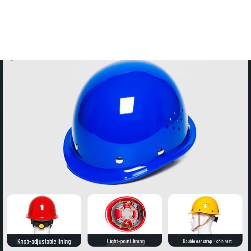 

OLOMM FRP Safety Helmet with Adjustable Knob Liner (2-Pack)