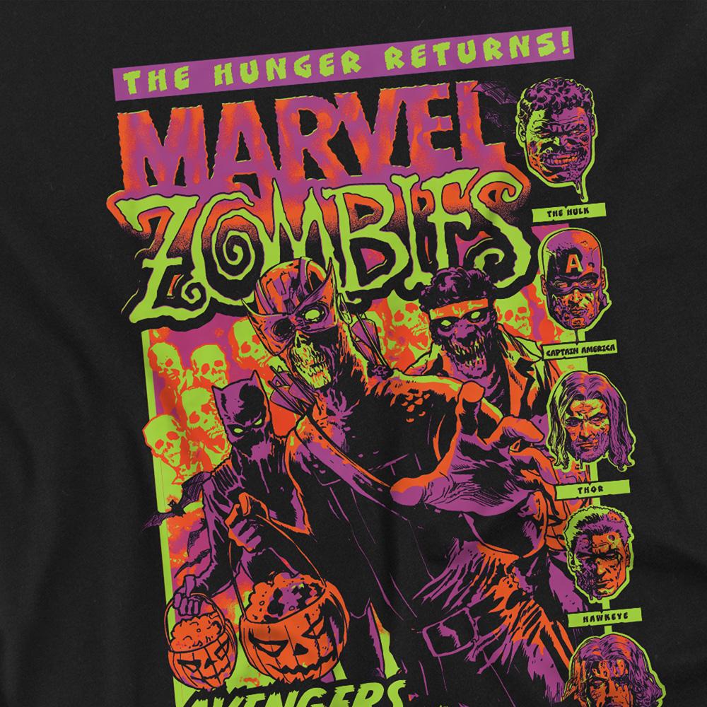 Marvel Zombies Unisex Adult Resurrect Avengers Long-Sleeved T-Shirt