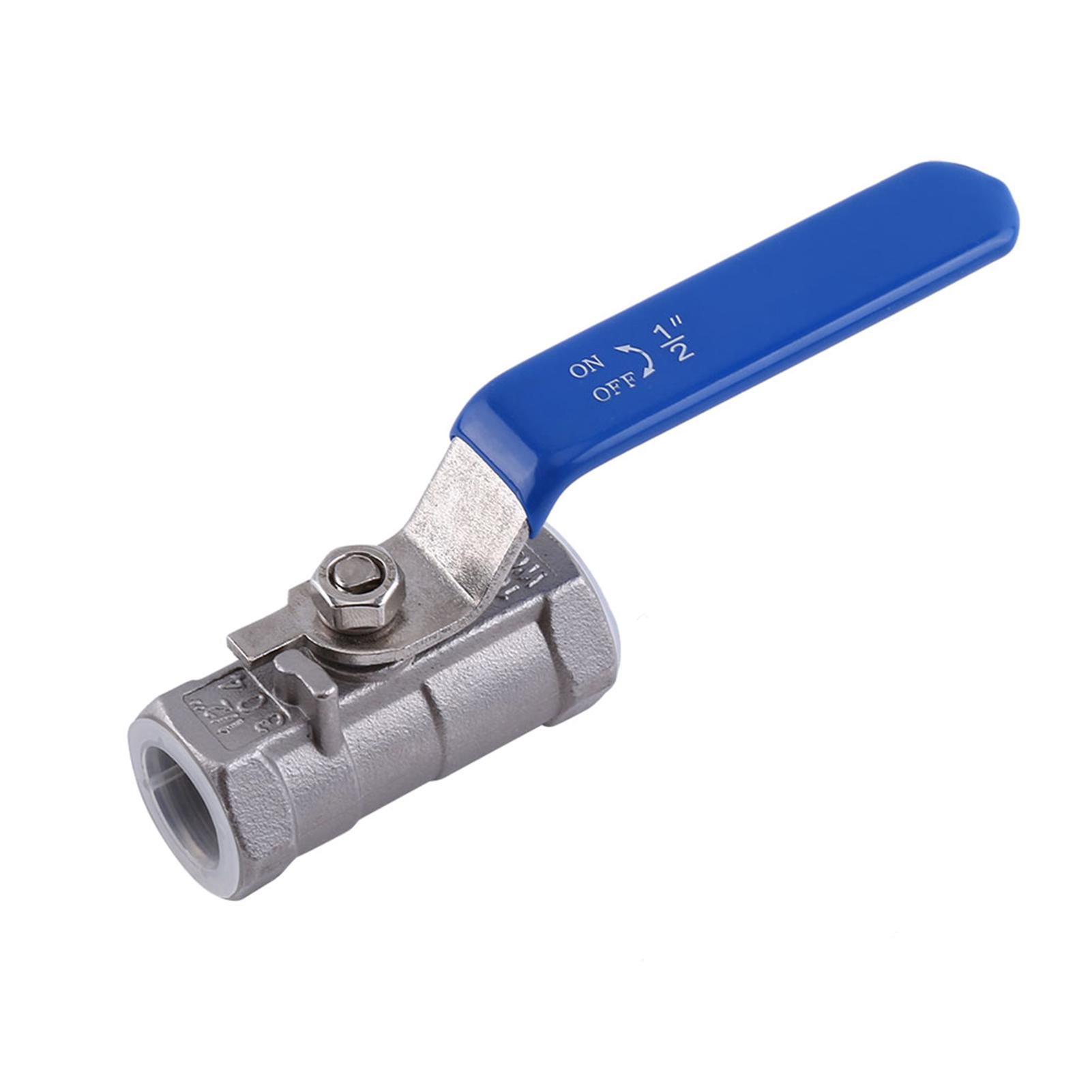 

12 inch Threaded 1pc Ball Valve Female Stainless Steel SS 304 BSPT For Water Oil Gas