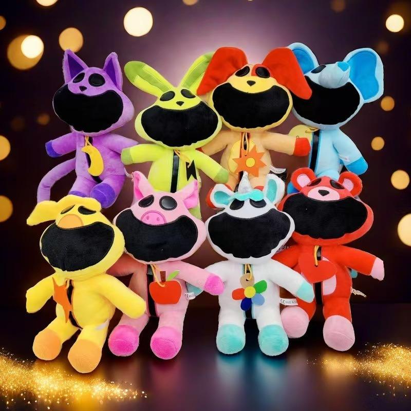 20CM Game Poppy Playtimes Series Smiling Animals Plush Toy Cartoon Character Creativity Stuffed Toy Boys and Girls Birthday Gift