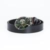 Men's Trendy Casual Cowhide Leather Belt with Alloy Smooth Buckle