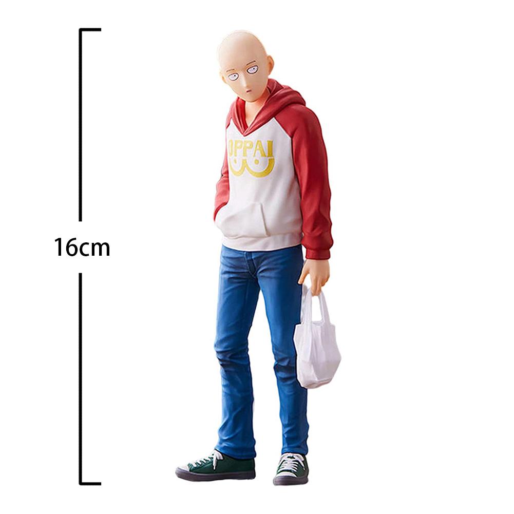 Anime Figure Saitama Figure Caped Baldy Bald Saitama Genos action Figure Standing Model Toy Static Collection Desktop Ornaments