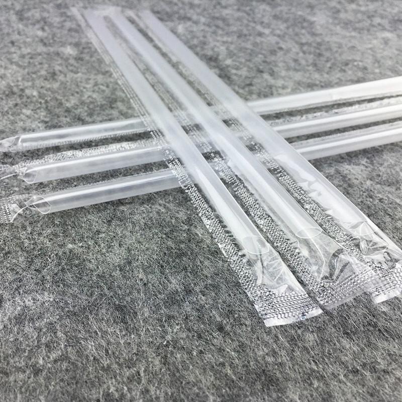 Chu Yi Qi Individually Wrapped Disposable Plastic Straws