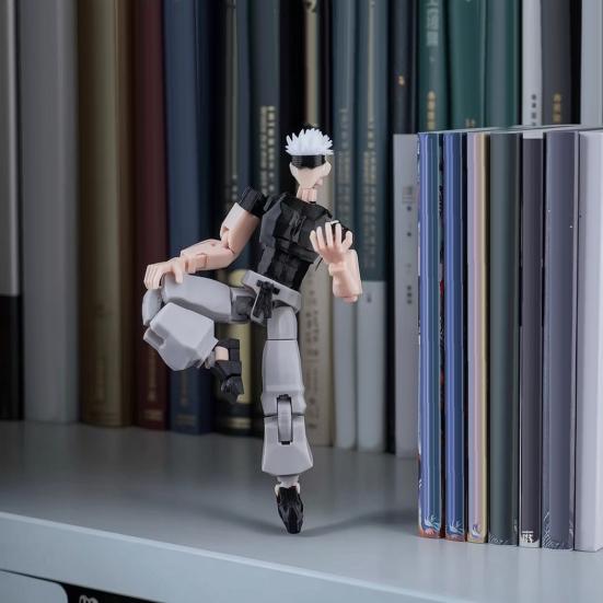 3D Printed Anime Character Figure, Movable Joints Action Figure with Accessories, Animation Model Ornament, Collectible Gift for Anime Fans