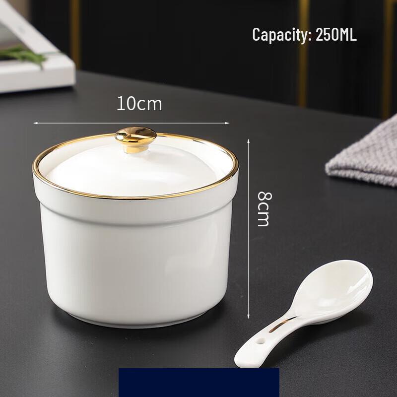 

Ceramic Double-Boiler Stew Pot with Lid