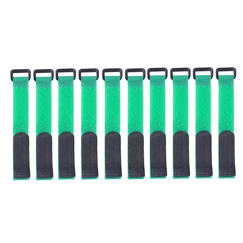 Ready Stocked 10pcs Fishing Rod Tie Holder Strap Suspender Fastener Hook Loop Ties Belt Strapping Wrap Band Outdoor Fish Tool